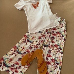 White Off the Shoulder Top  Medium